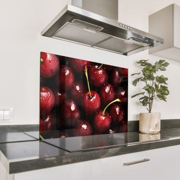 Spritzschutz Küche - Rot - Obst - Kirsche
