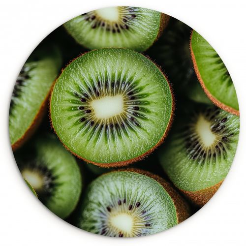 Runde Bilder - Kiwi - Obst - Grün