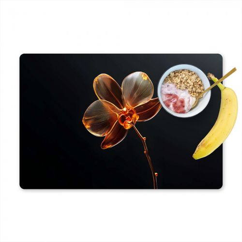 Tischset - Orchidee - Transparent - Blume - 6 Stück