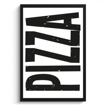 Bilder mit Rahmen - Pizza - Japandi - Dekoration - Vintage