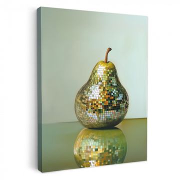 Leinwandbilder - Obst - Disco - Kunst - Glitzer
