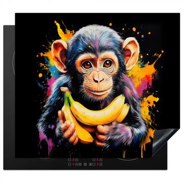 Affe - Graffiti - Farbenfroh - Bananen - Modern