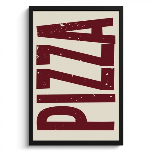 Bilder mit Rahmen - Pizza - Jahrgang - Dekoration - Japandi