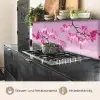 Bloemen - Orchidee - Roze keuken achterwand 2 middel -usp_DE