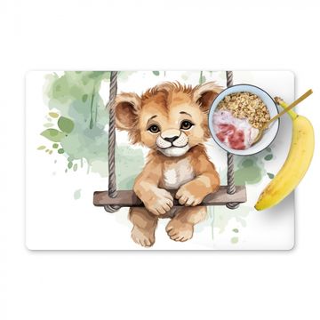 Tischset - Löwe - Tier - Kinder - Dschungel - Kinderzimmer - Babyzimmer - 6 Stück