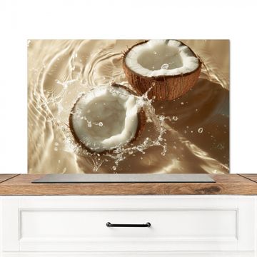 Spritzschutz Küche - Kokosnuss - Wasser - Beige - Spritzer