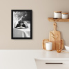 Aap - Spaghetti - Zonnebril - Zwart wit - Cool - Dier KitchenYeah - Keuken - Fotolijst klein -sfeer1