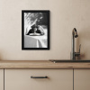 Aap - Spaghetti - Zonnebril - Zwart wit - Cool - Dier KitchenYeah - Keuken - Fotolijst klein -sfeer2