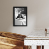 Aap - Spaghetti - Zonnebril - Zwart wit - Cool - Dier KitchenYeah - Keuken - Fotolijst klein -sfeer3