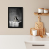 Bengaal - Kat - Tafelkleed - Zwart - Wit - Dier KitchenYeah - Keuken - Fotolijst klein -sfeer1