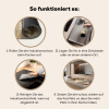 Kokosnoot - Water - Beige - Spetters Inductie beschermer vinyl 3mm middel -tsfeer9_DE