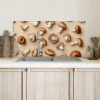 Kastanje Champignons - Beige Spatscherm Aluminium klein -sfeer2