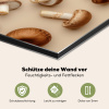 Kastanje Champignons - Beige Spatscherm Aluminium klein -zcloseup_DE