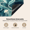Kwallen - Zee - Wit - Golven Inductie beschermer vinyl 3mm middel -tsfeer4_DE
