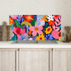 Kleurrijk - Bloemen - Abstract - Stippen Spatscherm Aluminium klein -sfeer2