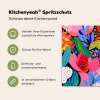 Kleurrijk - Bloemen - Abstract - Stippen Spatscherm Aluminium klein -zdetails_DE