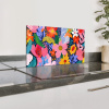 Kleurrijk - Bloemen - Abstract - Stippen Spatscherm Aluminium klein -zzproduct_nieuw