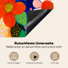 Bloemen - Kleurrijk - Stippen Inductie beschermer vinyl 3mm middel -tsfeer4_DE