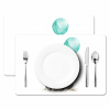 Zebra - Baby dier - Blauwe ballon Placemat vinyl groot -zzsfeer2_Kitchenyeah-website
