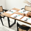 Zebra - Baby dier - Blauwe ballon Placemat vinyl groot -zzsfeer4_Kitchenyeah-website