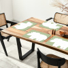 Dino - Triceratops - Dinosaurus - Groen Placemat vinyl groot -zzsfeer4_Kitchenyeah-website