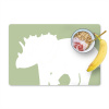 Dino - Triceratops - Dinosaurus - Groen Placemat vinyl groot -zzzproduct_Kitchenyeah-website