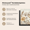 Bloemen - Beige - Natuur - Illustratie Inductie beschermer vinyl 3mm klein -zzzzzzusp-haakje_DE