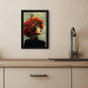 Vrouw - Appels - Rood - Bladeren KitchenYeah - Keuken - Fotolijst klein -sfeer2