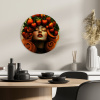 Vrouw - Aardbeien - Kroon KitchenYeah - Keuken - Wandcirkel Forex klein -sfeer2