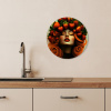 Vrouw - Aardbeien - Kroon KitchenYeah - Keuken - Wandcirkel Forex klein -sfeer3