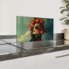 Vrouw - Granaatappel - Herfst - Zonnebril Spatscherm Aluminium klein -zzproduct_nieuw