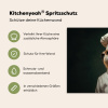 Dier - Kok - Stokstaartje Spatscherm Aluminium klein -zcloseup_DE