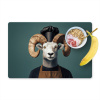 Geit - Hoorns - Kokskleding Placemat vinyl groot -zzzproduct_Kitchenyeah-website