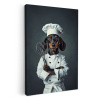 Hond - Garde - Kok KitchenYeah - Keuken - Canvas klein -3d