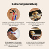 Delftsblauw - Goud - Burger Spatscherm Aluminium klein -zgebruik_DE