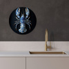 Kreeft - Delftsblauw - Schild - Stoer KitchenYeah - Keuken - Wandcirkel Forex klein -sfeer1
