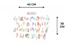 Kinderen - Dieren - Alfabet Placemat vinyl groot -specs