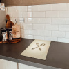 Beige - Vintage - Bestek Inductie beschermer vinyl 3mm middel -sfeer3
