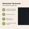 Lepel - Zilver - Metaal Spatscherm Aluminium klein -zcloseup_DE