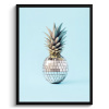 Blauw - Ananas - Disco - Discobal KitchenYeah - Keuken - Fotolijst klein -3d