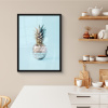 Blauw - Ananas - Disco - Discobal KitchenYeah - Keuken - Fotolijst klein -sfeer2