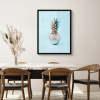 Blauw - Ananas - Disco - Discobal KitchenYeah - Keuken - Fotolijst klein -sfeer1