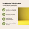 Avocado - Discobal - Geel - Glitter Spatscherm Aluminium klein -zdetails_DE