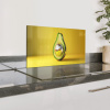 Avocado - Discobal - Geel - Glitter Spatscherm Aluminium klein -zzproduct_nieuw