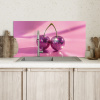 Glitter - Discobol - Roze - Kersen Spatscherm Aluminium klein -sfeer2