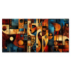 Figuren - Abstract - Symbolen Spatscherm Aluminium klein -3d_volledig