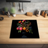 Tulpen - Bessen - Boeket - Vaas Inductie beschermer vinyl 3mm middel -sfeer5