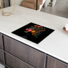 Tulpen - Bessen - Boeket - Vaas Inductie beschermer vinyl 3mm middel -sfeer8