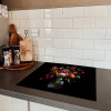 Boeket - Veldbloemen - Vaas Inductie beschermer vinyl 3mm middel -sfeer3