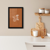 Sinaasappel - Getekend - Bladeren - Bruin KitchenYeah - Keuken - Fotolijst klein -sfeer1